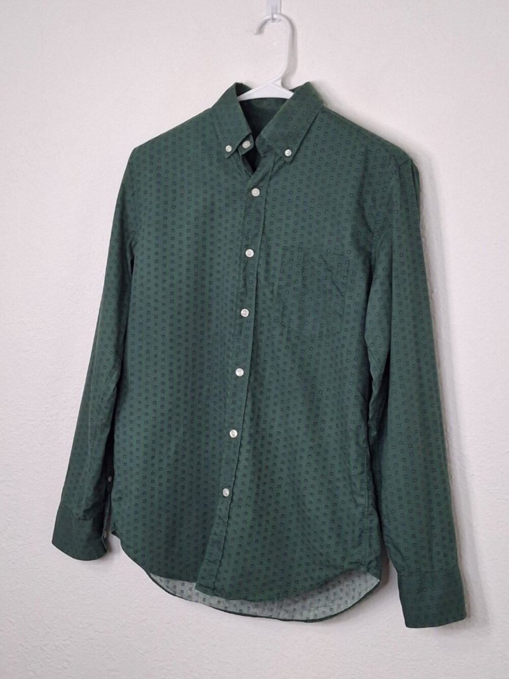 J Crew Mens Floral Shirt Button Down Sz S 100% Cotton Preppy Casual Normcore - Picture 2 of 15